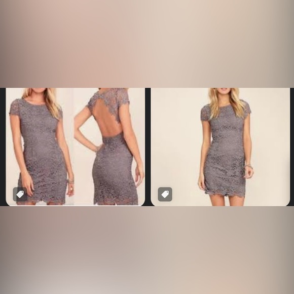 Lulu’s Lace Bodycon Dress - Picture 1 of 7